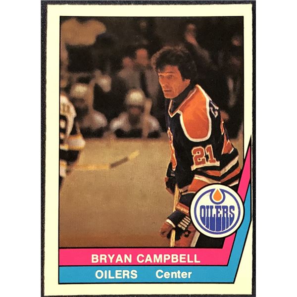 1977-78 O-PEE-CHEE WHA HOCKEY BRYAN CAMPBELL