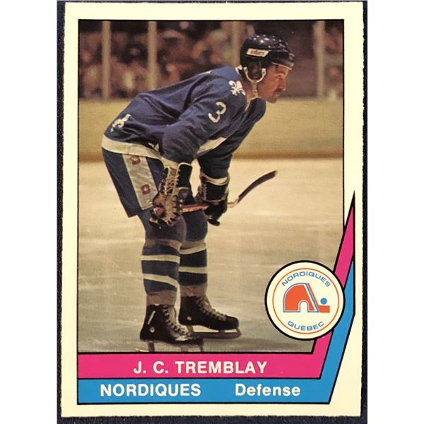 1977-78 O-PEE-CHEE WHA HOCKEY J.C. TREMBLAY