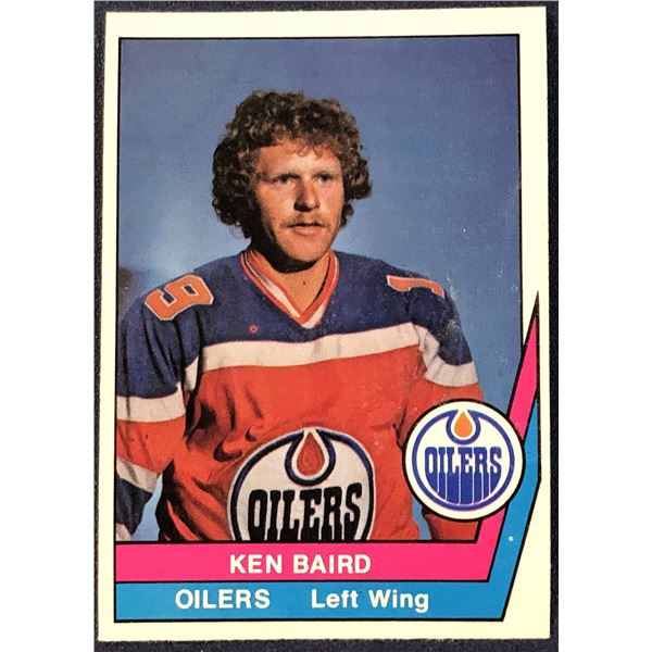 1977-78 O-PEE-CHEE WHA HOCKEY KEN BAIRD