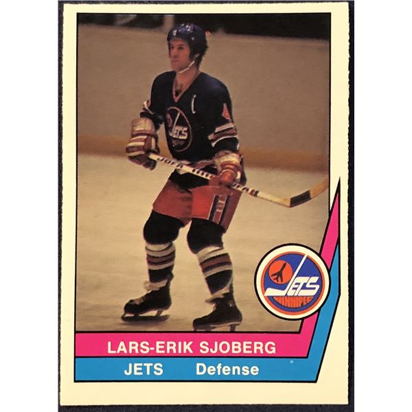 1977-78 O-PEE-CHEE WHA HOCKEY LARS-ERIK SJOBERG