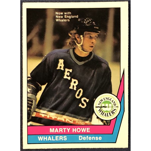 1977-78 O-PEE-CHEE WHA HOCKEY MARTY HOWE