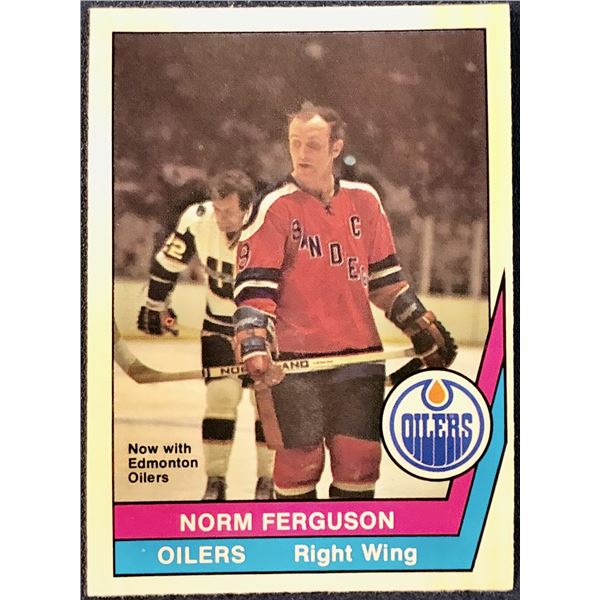 1977-78 O-PEE-CHEE WHA HOCKEY NORM FERGUSON