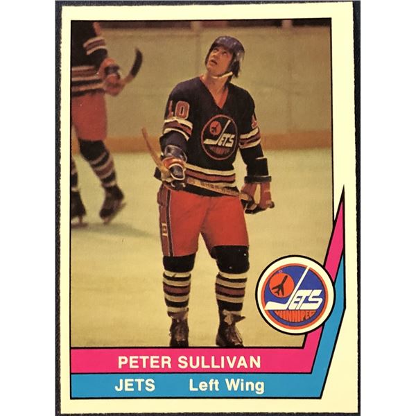 1977-78 O-PEE-CHEE WHA HOCKEY PETER SULLIVAN
