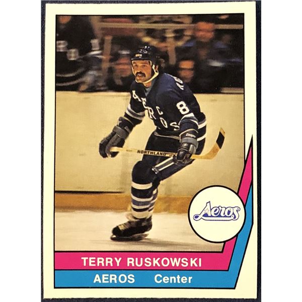 1977-78 O-PEE-CHEE WHA HOCKEY TERRY RUSKOWSKI