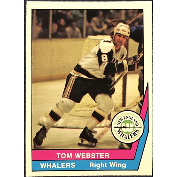 1977-78 O-PEE-CHEE WHA HOCKEY TOM WEBSTER