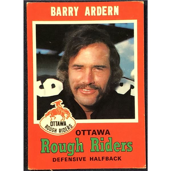 1971 O-PEE-CHEE CFL FOOTBALL BARRY ARDERN