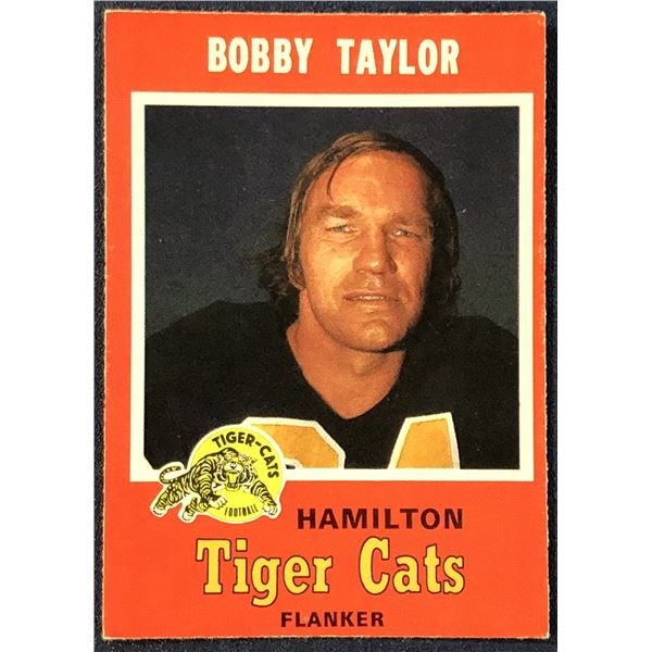 1971 O-PEE-CHEE CFL FOOTBALL BOBBY TAYLOR