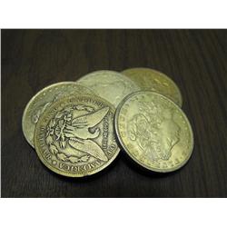 Lot of 5 Morgans- Silver Dollars