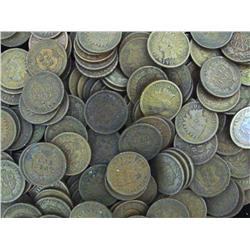 Lot of 80 Indian Head Pennies- AG Circulated-