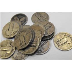 Lot of 40 Standing Liberty Quarters-