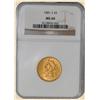 Image 1 : 1881-S $5 Liberty MS60 NGC