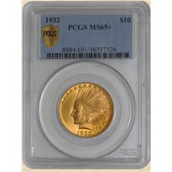 1932 $10 Indian MS65+ PCGS Security Plus