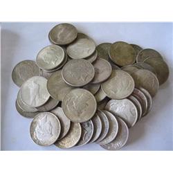 Lot of 40 Peace Silver Dollars- xf plus grades