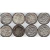 Image 1 : Lot of 8 Morgan Silver Dollars- Various Dates-