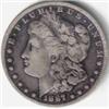 Image 1 : Random Date Single Morgan Silver Dollar