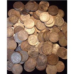 Lot of 60 Morgan Silver Dollars-vg-au