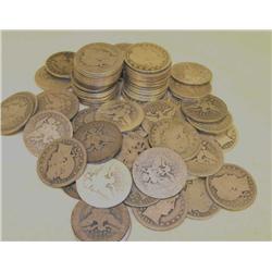 Lot of 10 Barber Quarters