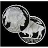 Image 1 : Lot of 10 US Buffalo 1 oz. Rounds