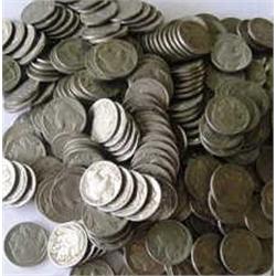 125 Buffalo Nickels- Circulated Partial Dates
