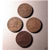 Image 1 : Lot of 4 Flying Eagle Small Cents