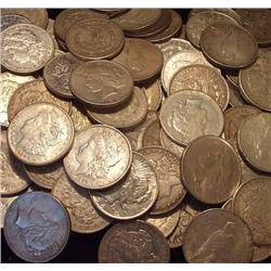 Lot of 60 US MINTED Silver Dollars- 1878-1935