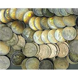 Lot of 45 US SILVER DOLLARS- PRE 1935