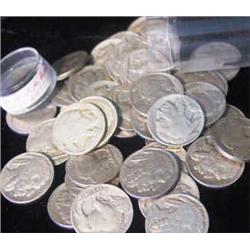 Lot of 40 Buffalo Nickels