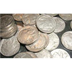 Lot of 100 Buffalo Nickel-Partial