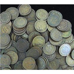 Lot of 80 Indian Head Pennies- Circulated-