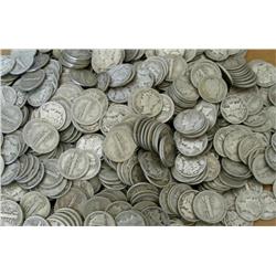 Lot of 80 Mercury Dimes- Various Dates/Grades