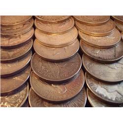 Lot of 20 Assorted US Minted Silver Dollars-