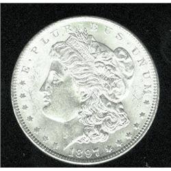 1897 Morgan Silver Dollar- UNC