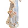 Image 3 : Porcelain Figurine of Woman with Flower Basket