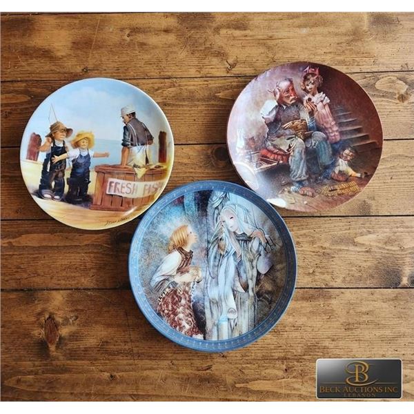 3 Collector Plates: Rockwell, Wülfing, Down with Boxes