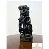 Image 1 : Hand-Carved Ebony African Sculpture of Six Figures