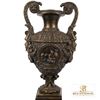 Image 1 : Large Ornate Resin Decorative Urn with Mythological Reliefs