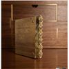 Image 1 : Gold Tone Ornate Compact Case with Mirror