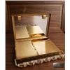 Image 2 : Gold Tone Ornate Compact Case with Mirror