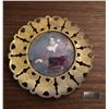 Image 4 : Three Circular Brass-Framed Miniature Portrait Prints