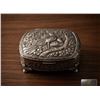 Image 5 : Four Ornate Silver Jewellery Boxes with Red Linings