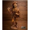 Image 1 : Carved Wood Figure of Man With Rifle