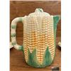 Image 3 : You 'N Me Corn Ceramic Teapot and Four Cup and Saucer Set