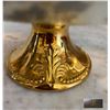 Image 5 : Square Glass and Gold Gilt Pedestal Compote