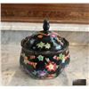 Image 1 : Hand Painted Nippon Porcelain Covered Sugar Bowl