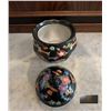 Image 2 : Hand Painted Nippon Porcelain Covered Sugar Bowl