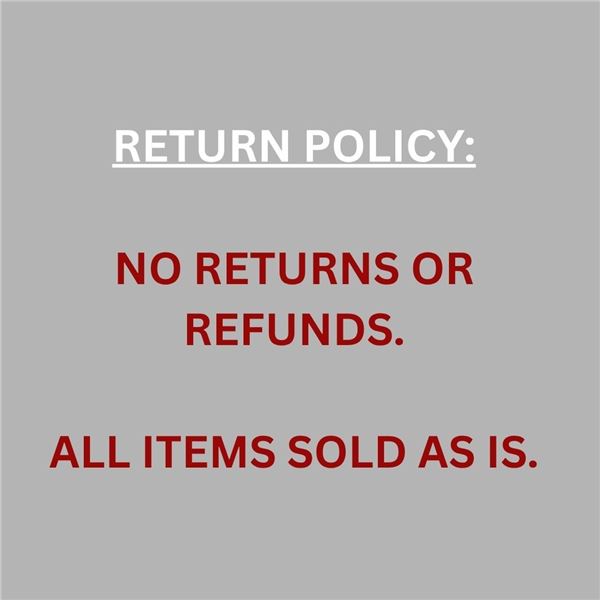 RETURN POLICY