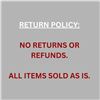 Image 1 : RETURN POLICY