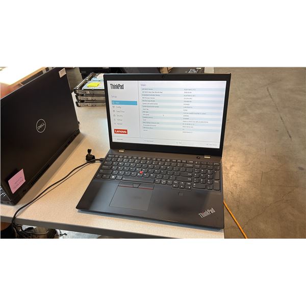 THINKPAD 20X4SBDJ00 15.6" LAPTOP PORTABLE COMPUTING DEVICE WIPED DRIVE NO CHARGER