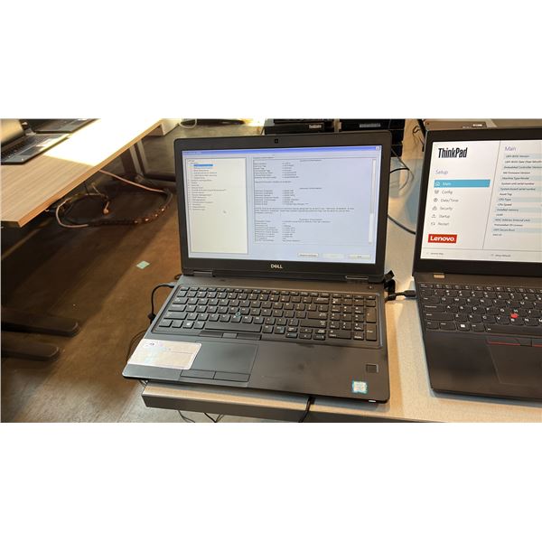 DELL LATITUDE 5590 CORE I7 15.6" LAPTOP PORTABLE COMPUTING DEVICE WIPED DRIVE NO CHARGER
