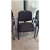 Image 1 : BLACK LOOP ARM CLIENT CHAIR